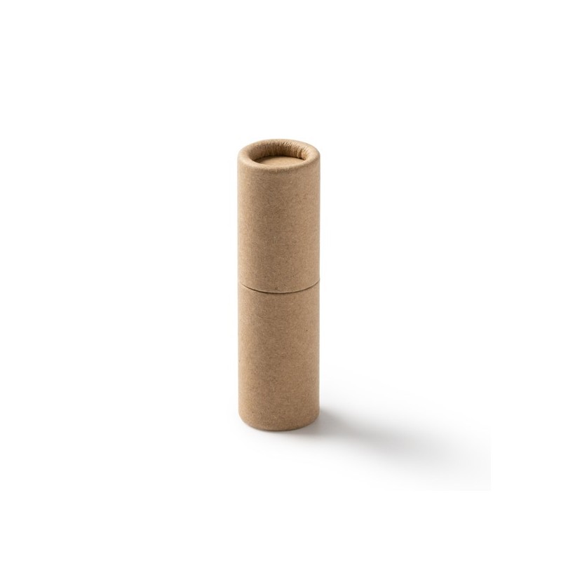 Cylindryczna pamięć USB wykonana z tektury pochodzącej z recyklingu VIKEN Cylindryczna pamięć USB wykonana z tektury pochodzącej z recyklingu VIKEN