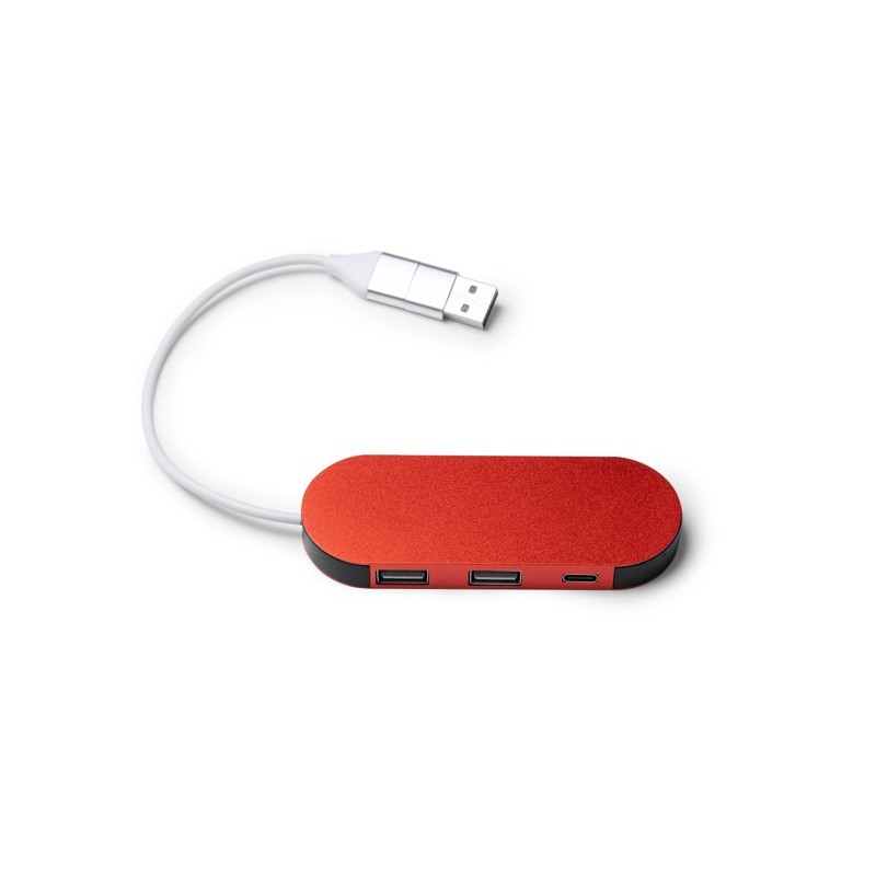 Port USB z korpusem wykonanym z wysokiej jakości aluminium pochodzącego z recyklingu DORIAN Port USB z korpusem wykonanym z wysokiej jakości aluminium pochodzącego z recyklingu DORIAN