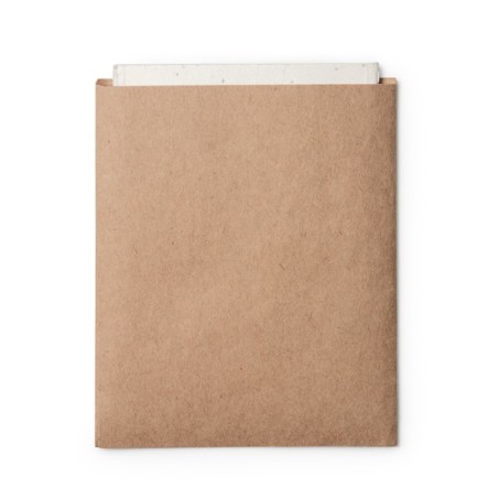 Notatnik A6 z okładkami z recyklingowanego i degradowalnego papieru nasiennego SAGRA