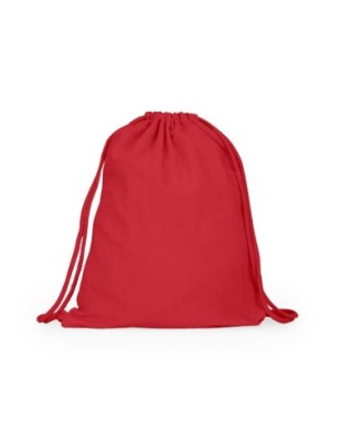 100% cotton drawstring backpack with matching cords ADARE