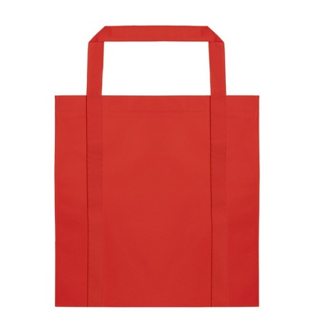 Duża torba wykonana z włókniny 80 g/m² ze wzmocnionymi uchwytami o długości 58 cm i obszytym wykończeniem BARNET