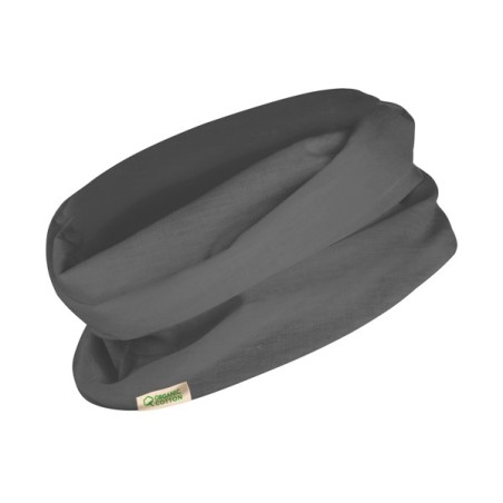 Multifunctional neckwarmer for everyday use in 150 gsm organic cotton DELUN