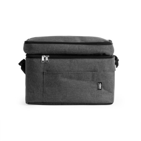 XL cooler bag made of RPET polyester in a heather design MARLOX