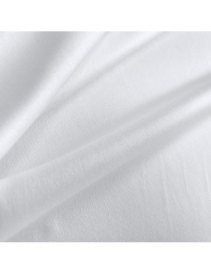 100% polyester interlock fabric in white INTERLOCK DAYTONA POLIESTER 140 GSM