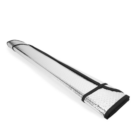 Samochodowa osłona przeciwsłoneczna z zewnętrzną warstwą aluminiową i wypełnieniem z tworzywa sztucznego BATUR