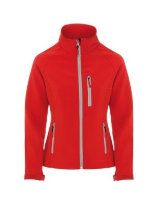 Wiatroszczelna i wodoodporna dwuwarstwowa kurtka typu soft-shell ANTARTIDA WOMAN