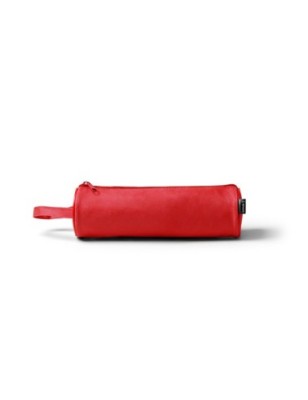 Cylindryczne etui wykonane z poliestru 600D RPET w jednolitych kolorach i z dopasowanym zamkiem błyskawicznym SANGO