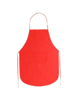 Kolorowy fartuch z materiału non woven z kieszenią na środku KELLER