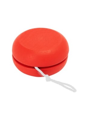 Yoyo wykonane jest z naturalnego drewna i posiada biały sznurek o długości 75cm ROSKO