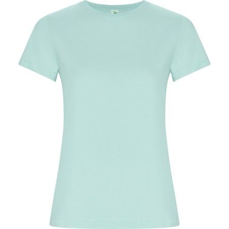 T-shirt z okrągłym dekoltem z bawełny organicznej GOLDEN WOMAN