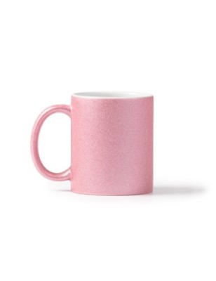 Ceramiczny kubek z efektem brokatu, specjalnie zaprojektowany do sublimacji, ma pojemność 350 ml FIONA