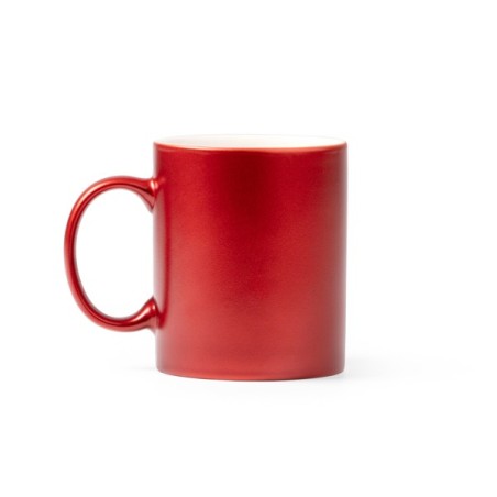 Specjalny laserowy kubek ceramiczny posiada błyszczącą złotą warstwę wewnętrzną i ma pojemność 350 ml MARTY