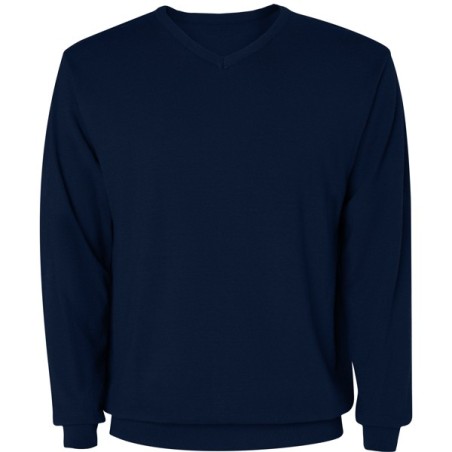 Męski sweter z cienkiej dzianiny z dekoltem w szpic HILUX