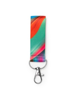 Keyring with polyester straps, special for sublimation KENDAL