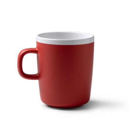 Ceramiczny kubek o matowym wykończeniu w kolorze białym ma pojemność 270 ml CARTUX