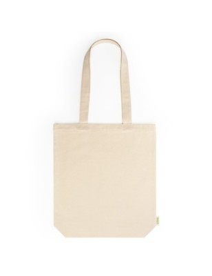 Torba wykonana w 100% z organicznej bawełny o gramaturze 280 g/m² z klinem i praktycznymi uchwytami o długości 70 cm KENSAL