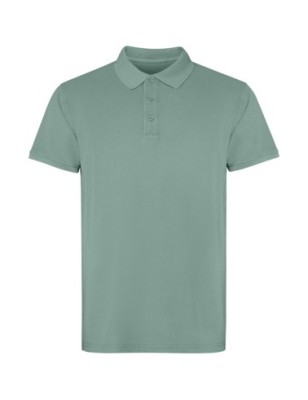 Koszulka polo unisex z krótkim rękawem, 100% bawełna czesana Piqué z wykończeniem acid-wash COBAIN