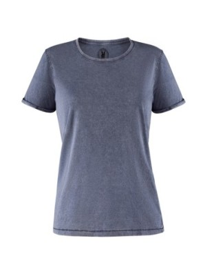 T-shirt z krótkim rękawem, dżinsowy efekt dla kobiet HUSKY WOMAN